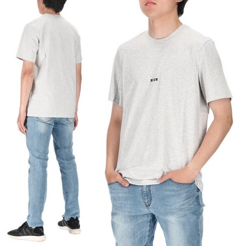 [MSGM] 로고 2000MM500 200005 94 남성 반팔티셔츠