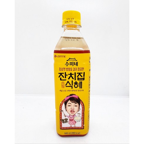 롯데칠성)수미네 잔치집 식혜, 500ml, 24개