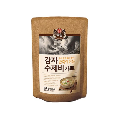 백설 감자수제비가루 500g, 5개, 5개