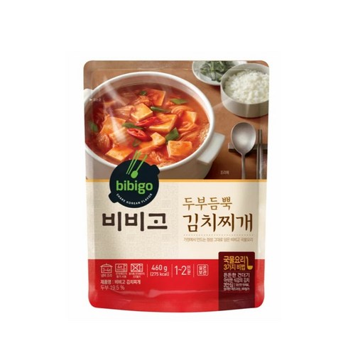 비비고김치찌개 - 비비고 두부 김치찌개, 460g, 16개