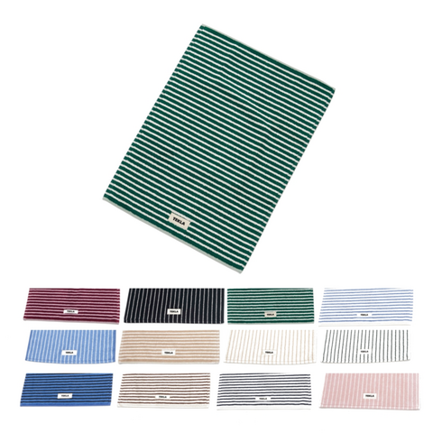 [TEKLA Terry Bath Mat] 테클라 배스매트 발매트 스트라이프 70x50cm 12종, 6.Black Stripes