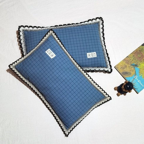 순면 워싱 면 메밀 베개 심지 1인용 목베개, 란제리, 30*50cm(결명자베개심)