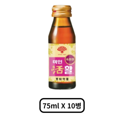 미인록 - 부채표 미인활 여성소화제, 750ml, 2개