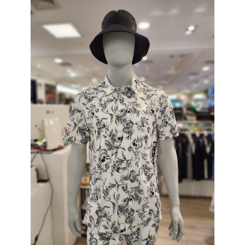 2023년 가성비 최고 23에어리티 - 파사디골프 남성 Q23MTY074X 시즌패턴 우븐 DTP 제에리 반팔카라티셔츠