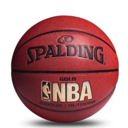 스팔딩골드 - spalding 스팔딩 골드 농구 공 NBA 시리즈 성인 학생 농구공 경기 전용 볼 606Y 생일 선물, 1개, 74-606