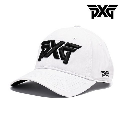 PXG 여성 경량 언스트럭쳐드 로우 크라운 벨크로 골프 캡모자 화이트, White