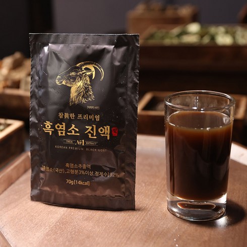 참진한 프리미엄 흑염소 진액, 70g, 2박스