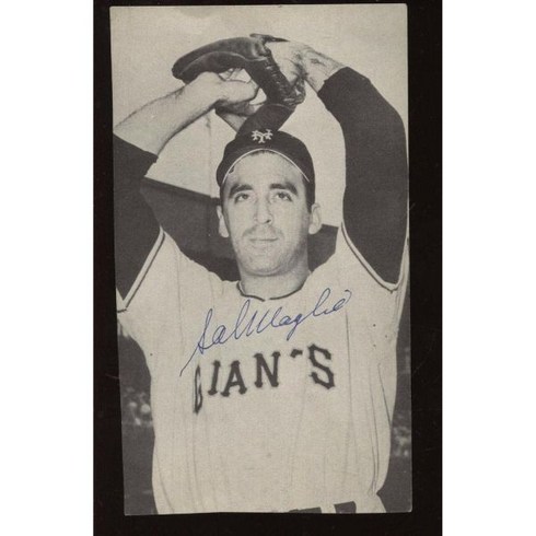 Sal Maglie New York Giants 사인 잡지 사진 홀로그램 MLB