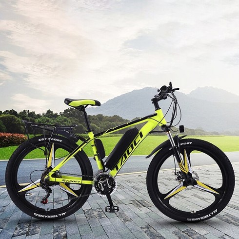 emtb - AKEZ TAOCI 02 350W 전기산악자전거 26인치 36V13AH 27 오프로드 EMTB, 8AH 50KM 스포크 휠, 블루 화이트