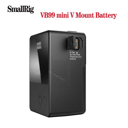 2023년 가성비 최고 vmv9306 - 배터리 카메라용 밧데리 SmallRig-VB50/VB99/VB155 미니 V 마운트 대용량 배터리 카메라 스마트폰 노트북, 02 VB99  99Wh