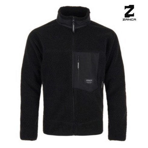 2023년 가성비 최고 잔카 - 잔카 [매장상품]남성 레귤러핏 트라우트 맨즈 플리스자켓(블랙)