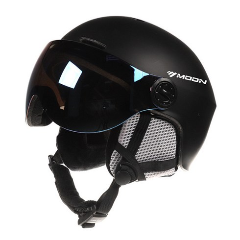 스키 헬멧 전자 상거래 안전 헬멧 고글 포함 일체 성형 남녀 보호 스키 헬멧 보호대, 어둑어둑