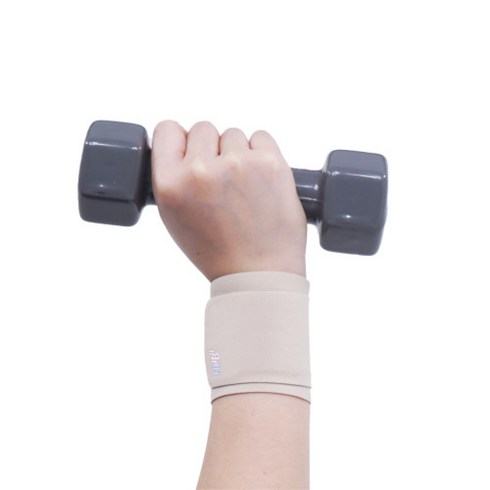 하하비샵 1mm 핑거프리 손목보호대 손목아대, 2매입, 베이지