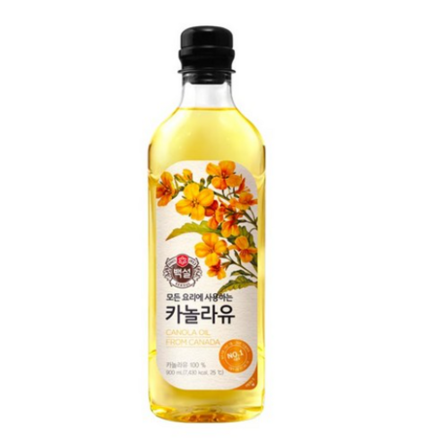 백설 카놀라유, 500ml, 6개