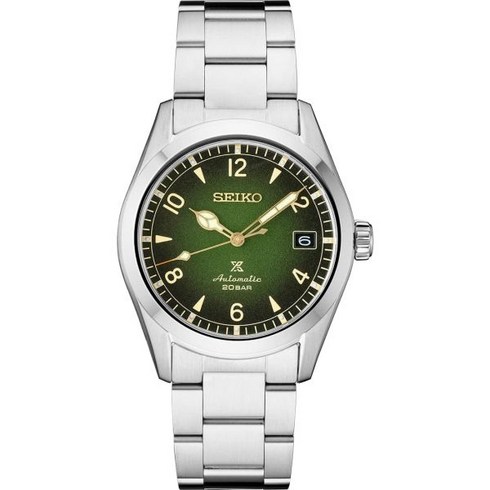 Seiko 세이코 SPB155 Prospex 남성용 시계 실버톤 38mm 스테인리스 스틸