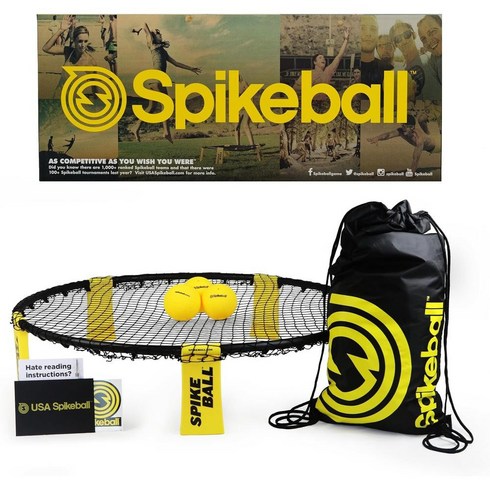 스파이크볼 - Spikeball 스파이크볼 스탠다드 공 3개 포함 세트 체육교구