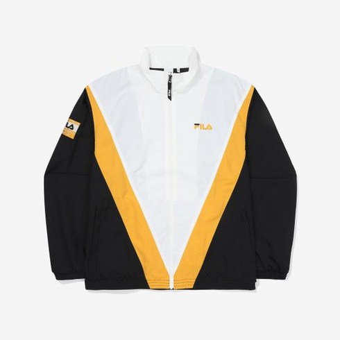 FS2JKF2111X - 휠라 [FILA] 유니 브이 블러킹 자켓 (FS2JKF2111X_BLK)