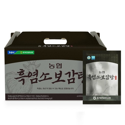 [농협보감탕] 흑염소 진액 100% 효능 식약청인증 여성, 150개, 2100ml