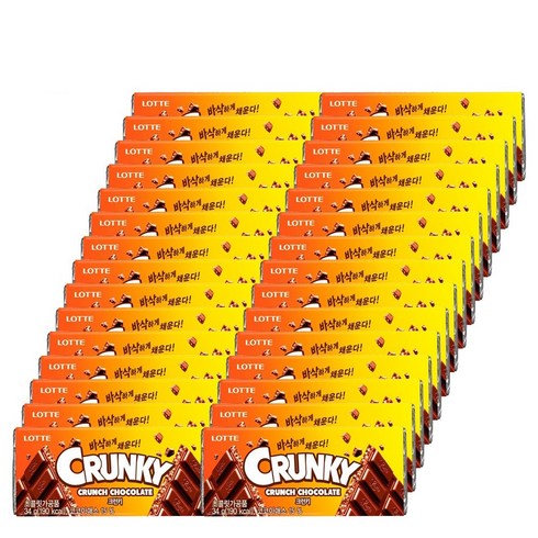 크런치 - 롯데 크런치 34g x 48개 1BOX
