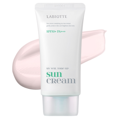 라비오뜨 유브이 베일 핑크 수분 톤 업 선크림, 3개, 50ml
