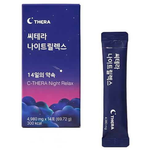 수면의 질 향상을 위한 특허 출원! 씨테라 수면 연구소 씨테라 나이트릴렉스, 14회분, 1박스