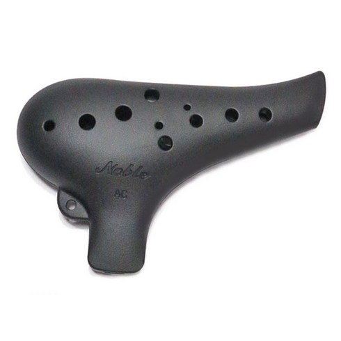 노블오카리나 알토C 전국 음악 선생님 추천 / Noble Ocarina AC/ 교육용 오카리나, 검정(무광)
