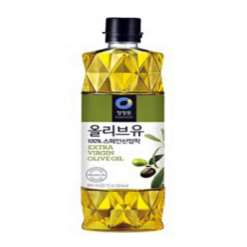 청정원 엑스트라버진 올리브유, 900ml, 1개