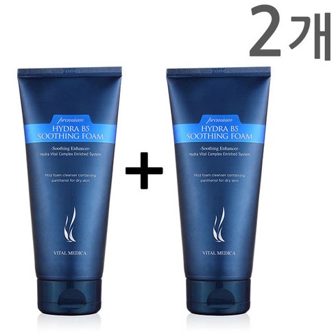 AHC 프리미엄 하이드라 B5 수딩폼 클렌징 폼, 180ml, 2개, 180ml, 2개