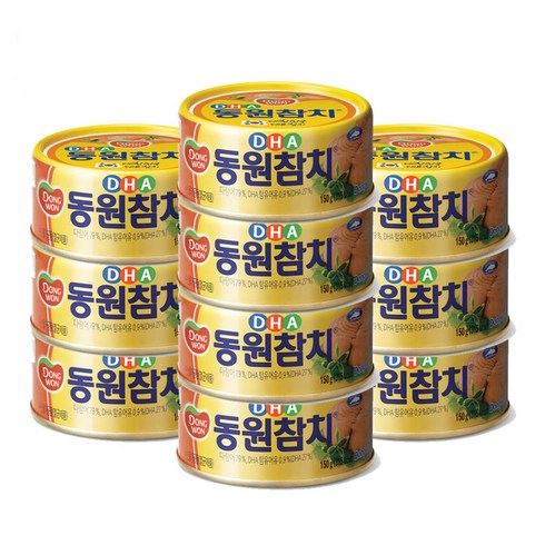 동원 DHA참치, 150g, 10개