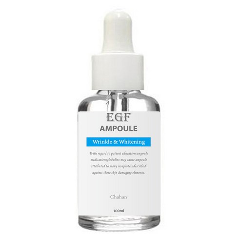 EGF 주름& 미백 기능성 인증 앰플, 100mg, 1개