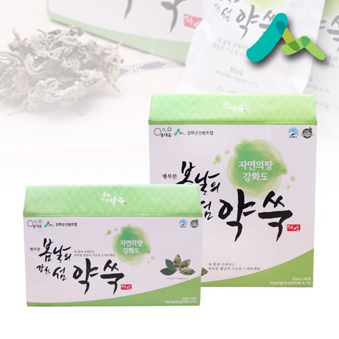 강화군산림조합 봄날의 강화섬 약쑥진액 30포+60포세트 기타건강즙, 1세트
