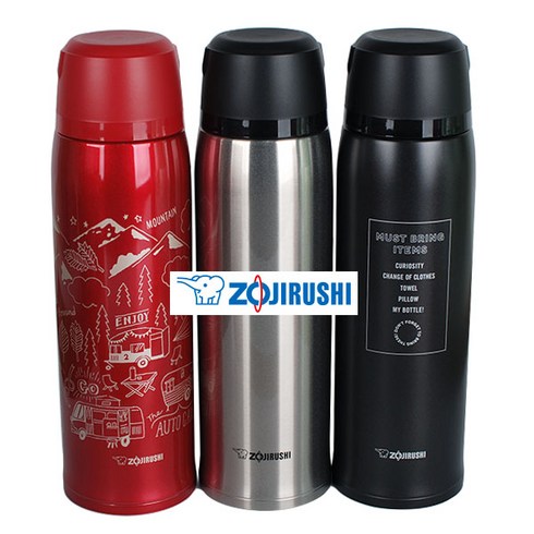 코끼리 조지루시 보온보냉병 SJ-JS08 JS10 텀블러 보온병 보냉병 보온물통, 레드, 1030ml