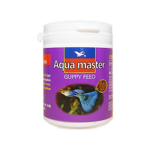 아쿠아마스터 구피 피드 사료, 1개, 아쿠아마스터 구피사료 100g, 100g
