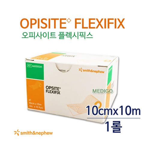 오피사이트 플렉시픽스 10cmx10m/OPSITE FLEXIFIX/옵사이트/플렉스픽스/방수테이프/오피사이트 10cm, 1개