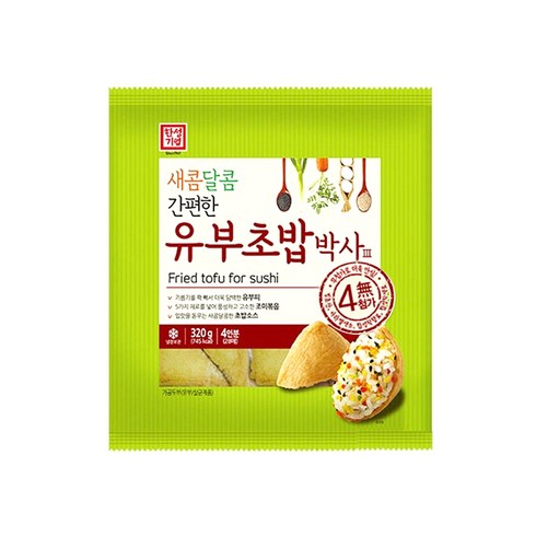 유부초밥 - 한성기업 유부초밥박사, 320g, 4개