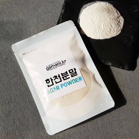 한천가루 - 가마니 국산 한천가루 분말 100g, 2개
