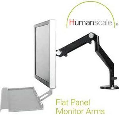 HumanM2-KIT(블랙) 키보드암 키보드 일체형 콤보암 LCD LED 모니터암 모니터 거치대 스탠드 책상용 탁상용 휴먼스케일