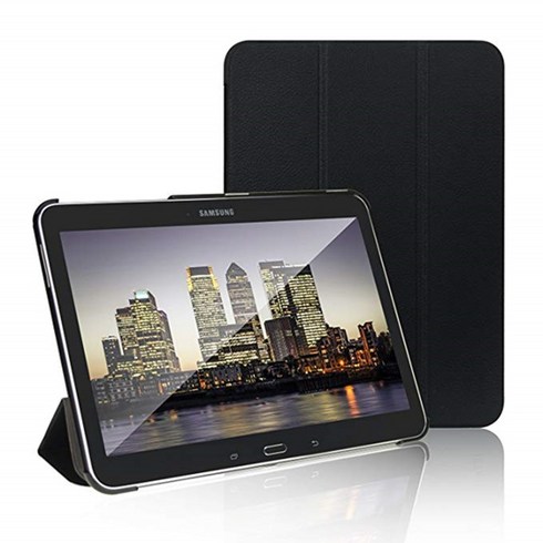 갤럭시탭4 10.1 웅진북클럽패드 SM-T530 북커버 스마트케이스, 블랙