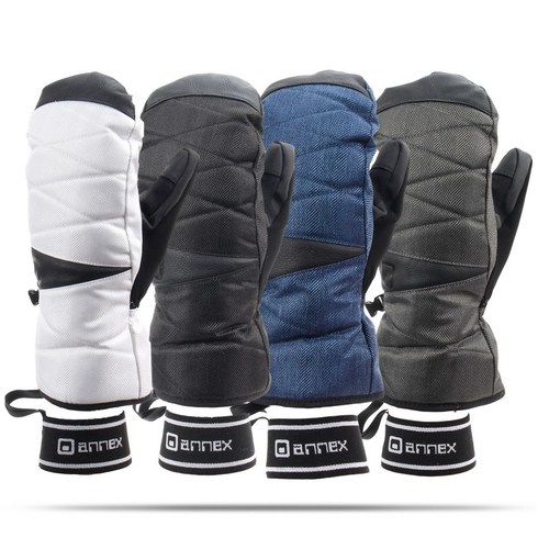 2023년 가성비 최고 스키벙어리장갑여성 - 아넥스 7811 성인용 스키 벙어리장갑 스키장갑 보드장갑 방한장갑, 화이트