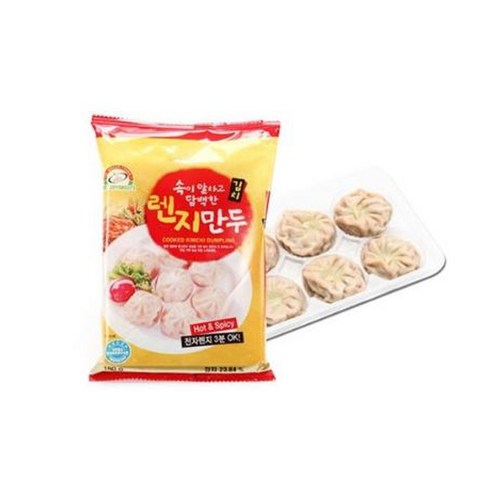 풀그린 김치 렌지만두 180g(6개입) x 10봉, 180g