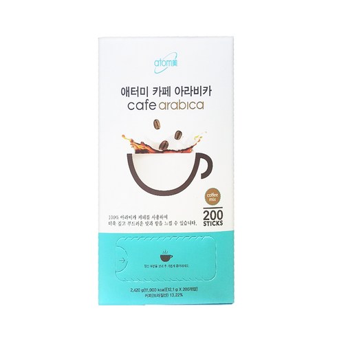 애터미 커피믹스 카페 아라비카(200포), 12.1g, 200개입, 1개