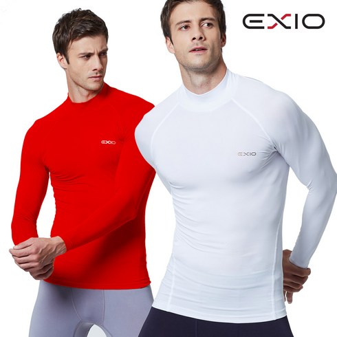 야구언더셔츠 - EXIO 쿨원단 스판 야구 언더셔츠 EX-T02