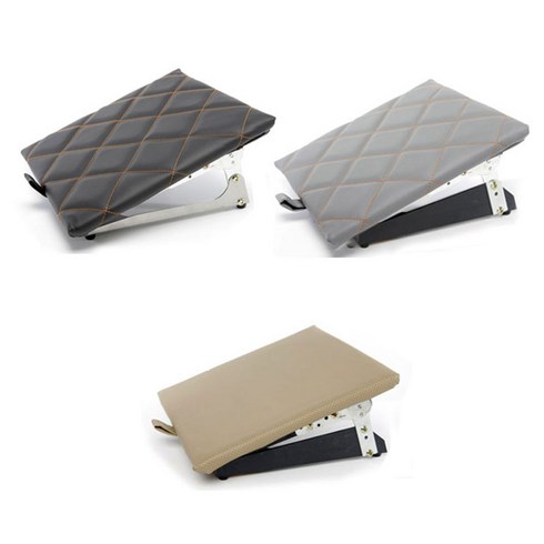 넥케어 이지서포트 언더서포트 자동차발판 발받침대 풋레스트, 이지서포트 강화프라스틱+인조가죽 블랙