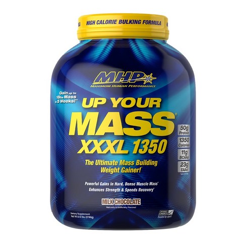 Mhp 업 유어 매스 - Mhp 업 유어 매스 XXXL 1350 웨이트 게이너, 2.78kg, 1개