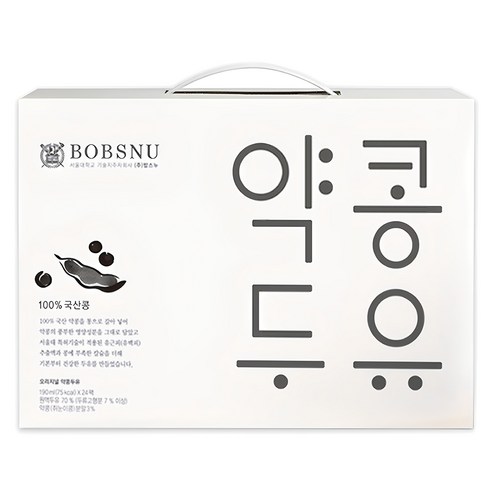 서울대밥스누 오리지널 약콩두유, 190ml, 24개