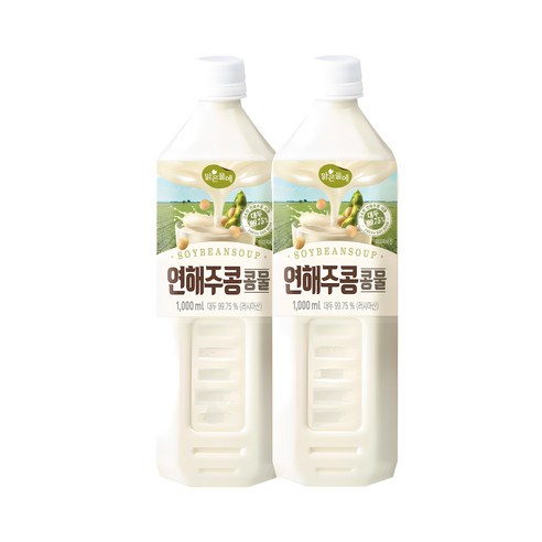 맑은물에 연해주콩 콩물 1000ml, 1L, 6개