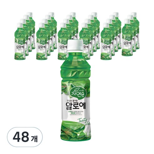 자연은 알로에 음료, 340ml, 48개