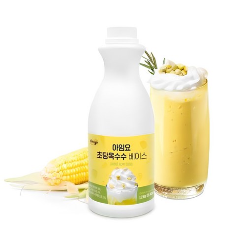 아임요 초당 옥수수 베이스 1.2kg x 1개, 6개