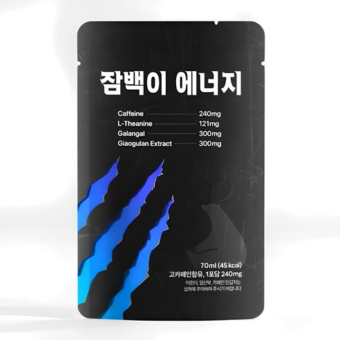 잠백이 에너지 헬스부스터, 70ml, 30개