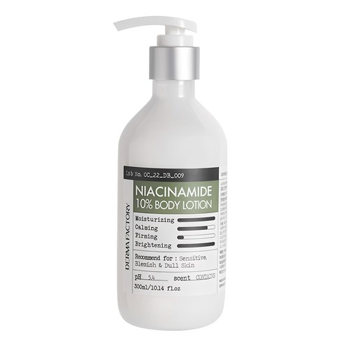 더마팩토리 나이아신아마이드 10% 약산성 바디로션 플로럴향, 300ml, 2개